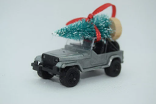 Load image into Gallery viewer, Offroad Trading Company Silver Jeep Wrangler YJ Ornament